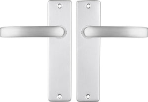 Starx deurklink aluminium â€“ deurbeslag â€“ deurkruk met schild â€“ blind - deurklink blok â€“ 43 x 180 x ã˜ 18 mm