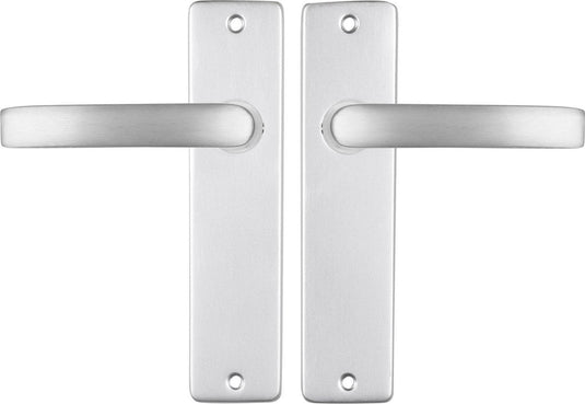 Starx deurklink aluminium â€“ deurbeslag â€“ deurkruk met schild â€“ blind - deurklink blok â€“ 43 x 180 x ã˜ 18 mm