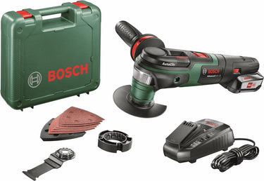 Bosch advancedmulti 18 multitool - met koffer - met 1x 18 v accu en lader