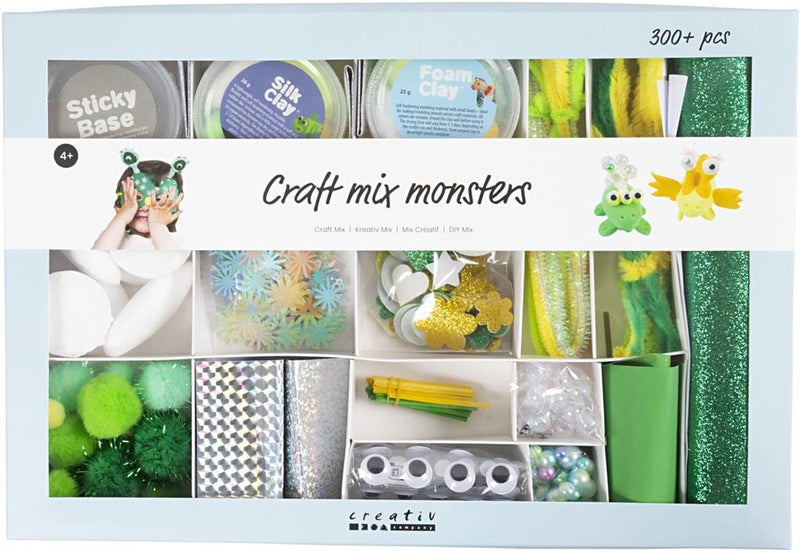 Load image into Gallery viewer, Creative company creativ company creatieve knutselbox monsters
