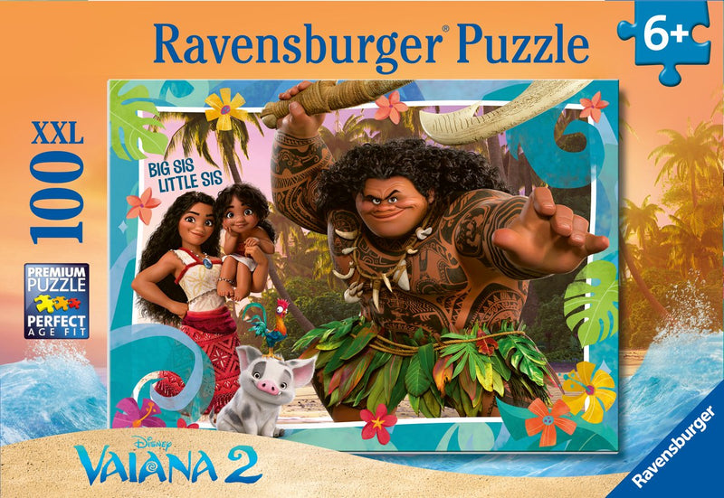 Load image into Gallery viewer, Ravensburger puzzel vaiana 2 vertrek naar nieuwe werelden - legpuzzel - 100 xxl stukjes
