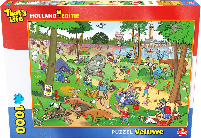 Load image into Gallery viewer, Goliath that's life hollandse editie: de veluwe legpuzzel - 1000st.
