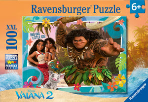 Ravensburger puzzel vaiana 2 vertrek naar nieuwe werelden - legpuzzel - 100 xxl stukjes