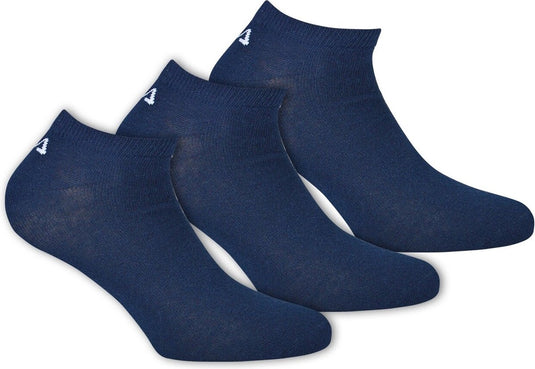 Fila - invisible socks 3-pack - blauwe sneakersokken - 43-46 - blauw