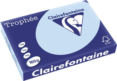 Clairefontaine trophée pastel a3 blauw 160 g 250 vel