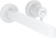 Hansgrohe finoris - inbouw wastafelmengkraan - ééngreeps bediening - met afvoerplug - 228mm - mat wit