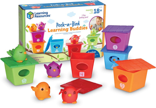 Learning resources peek-a-bird learning buddies - 3+