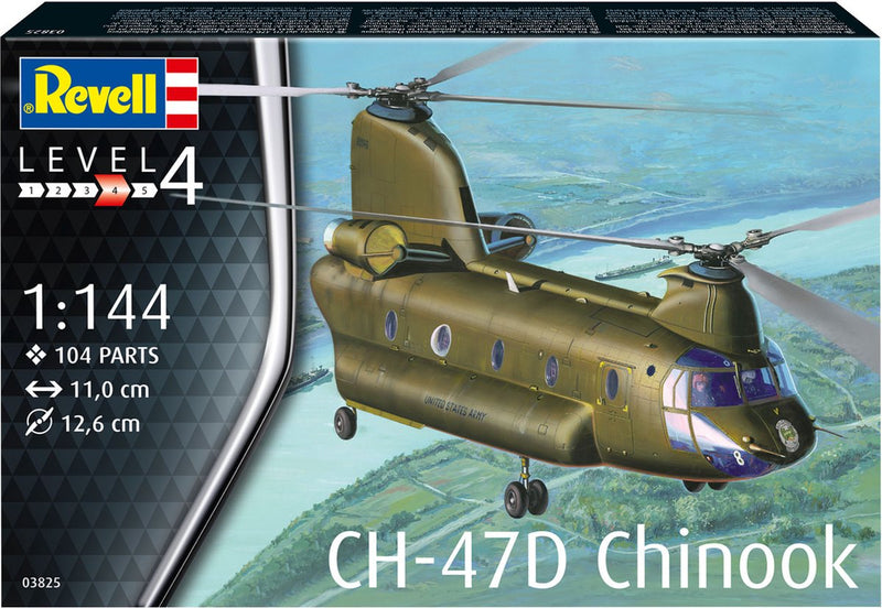 Load image into Gallery viewer, Revell modelbouwpakket militaire voertuigen - 03825 ch-47d chinook heli plastic - 1:144 - modelbouw
