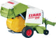 Bruder tractor aanhanger ronde balenpers claas rollant 250