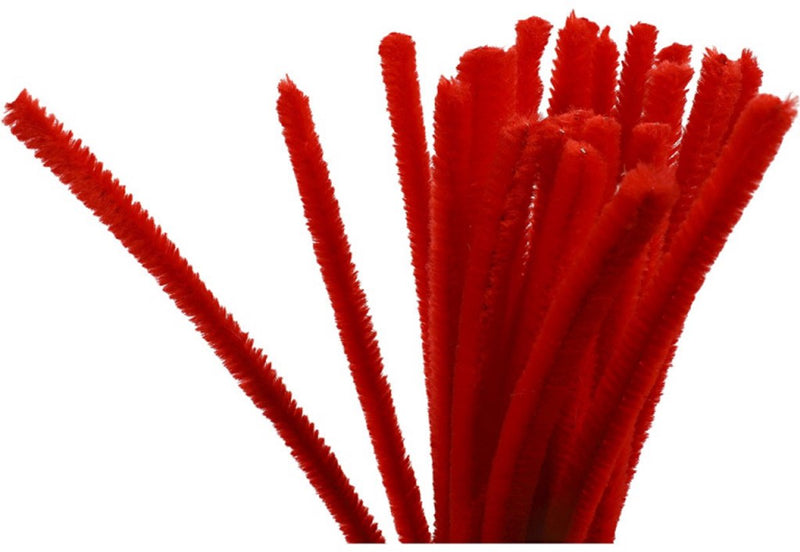 Load image into Gallery viewer, Creativ company chenilledraad rood 30cm, 25st.
