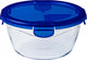 Pyrex - cook go schaal rond met deksel 0,7 liter - transparant