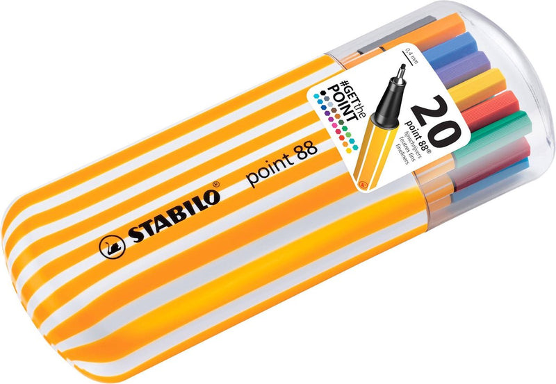 Load image into Gallery viewer, Stabilo point 88 zebrui fineliners - 20dlg.
