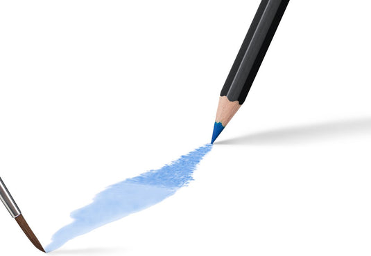 Bic intensity aquarelpotloden - diverse kleuren - pak van 24 stuks - lijnen van gemiddeld 2.9 mm voor een schilder effect