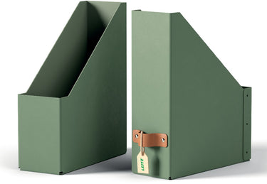 Leitz puro tijdschriftencassette - 100% gerecycled karton - set van 2 - groen