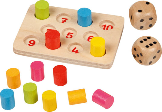 Goki hout shut the box mini spel