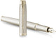 Parker im monochrome vulpen | blauwe inkt | champagnekleurige afwerking en details | medium punt | met geschenkdoos