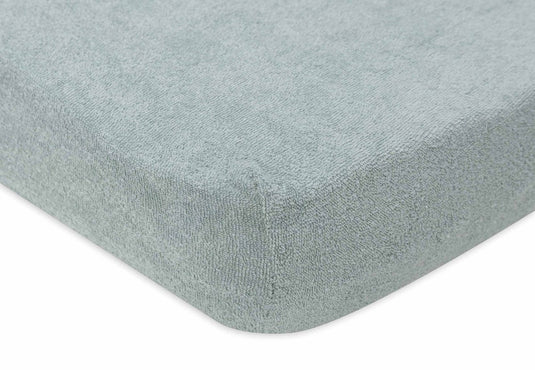Jollein - aankleedkussenhoes badstof 50x70cm - zachte hoes baby aankleedkussen - sea green