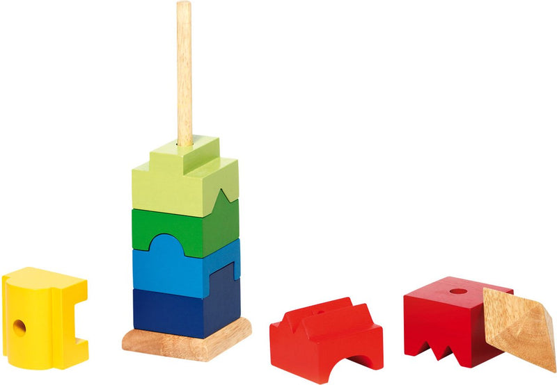 Load image into Gallery viewer, Goki houten stapel toren, 9dlg.
