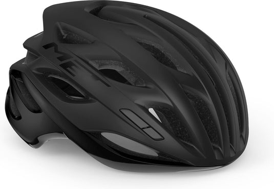Met estro mips fietshelm mannen vrouwen – race fietshelm volwassenen - maat m (56-58cm) - black matt glossy