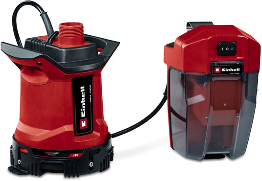Einhell accu vuilwaterpomp ge-dp 18 25 ll li solo - power x-change - 18 v li-ion - max. levercapaciteit: 7.000 l u - max. opvoerhoogte: 5m - max. dompeldiepte: 4m - afzuigend tot: 1mm - eco boost modus - excl. accu en lader