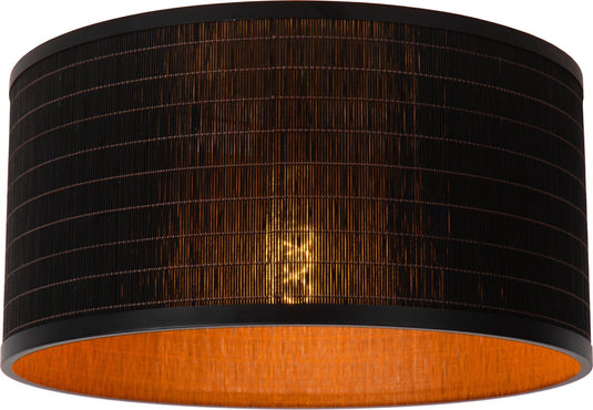 Lucide tagalog - plafonnière (plafondlamp) - ø 40 cm - 1xe27 - zwart - japandi