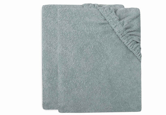 Jollein aankleedkussenhoes badstof 75x85cm sea green (2pack)
