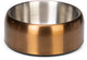 Menno's dierenwereld designed by lotte noar voerbak hond - eetbak drinkbak - vaatwasserproof - anti-slip - rvs - brons - 940ml