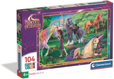 Clementoni puzzel unicorn academy - 104dlg.