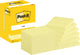 Post-it zelfklevende memoblaadjes 657-cy 76x102mm effen geel