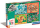 Clementoni legpuzzel 4in1 jurassic world