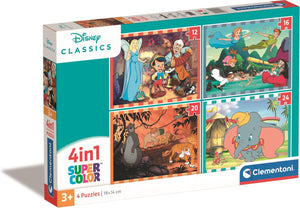 Clementoni legpuzzel 4in1 disney animals
