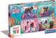 Clementoni - kinderpuzzel 4in1 - disney ariel - 12, 16, 20 en 24 stukjes - vanaf 3 jaar