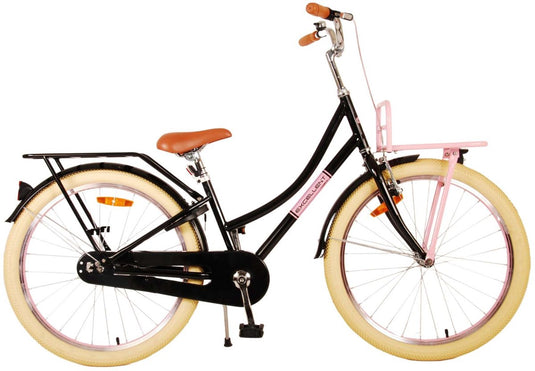 Volare Excellent Kinderfiets - Meisjes - 24 inch - Zwart - 3 Versnellingen
