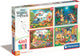 Clementoni legpuzzel color disney winnie de poeh, 4in1