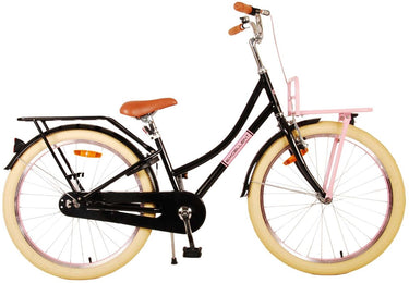 Volare Excellent Kinderfiets - Meisjes - 24 inch - Zwart - 3 Versnellingen