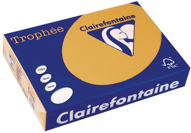 Clairefontaine trophée pastel a4 mokkabruin 160 g 250 vel