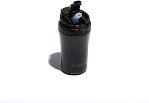 Muitomas thermofles - dubbel geïsoleerde voering -350ml – vergrendeling op dop - 12 uur warm of 24 uur koude dranken – zwart