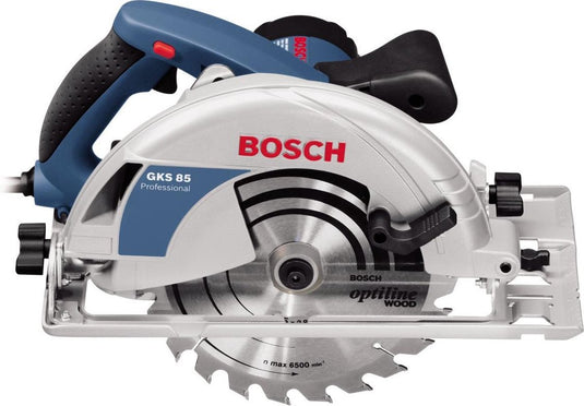 Bosch cirkelzaagmachine gks 85 g (afzuigadapter, hm-zaagblad 235 mm ø, inbusstiftsleutel sw 5)