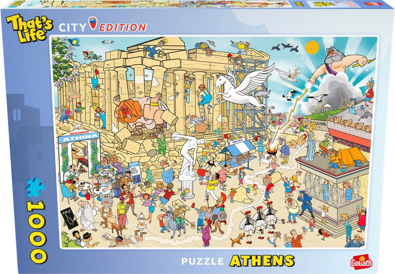 Load image into Gallery viewer, Goliath that's life city edition: athens legpuzzel - 1000st.
