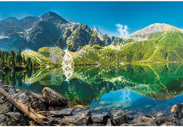 Trefl puzzel morskie oko meer tatra polen 1500 stukjes premium karton.