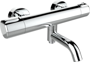 Plieger voda - badthermostaat - draaibare uitloop - hoh 15cm - chroom