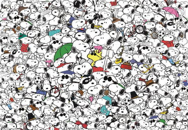Clementoni legpuzzel impossible peanuts snoopy, 1000st.