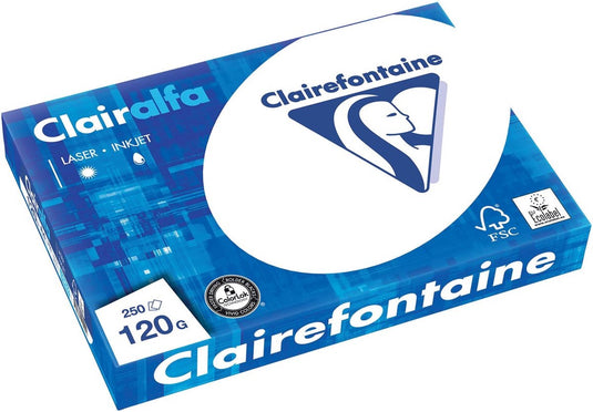 Clairefontaine - clairalfa - presentatiepapier - a4 - 120 grams - 250 vel
