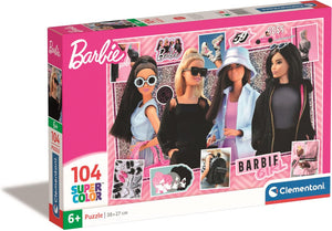 Clementoni - kinderpuzzel - 104 stukjes - barbie - puzzel vanaf 6 jaar