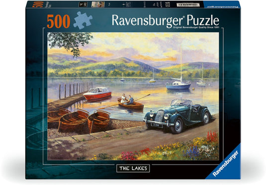 Ravensburger puzzel the lakes - legpuzzel - 500 stukjes