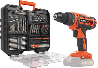 Powerplus - dual power - powdp15110 - 20 v - geborsteld - schroefboormachine - 20v - 78 acc. - excl. batterij en lader