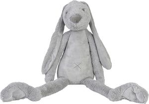 Happy horse konijn richie knuffel 92 cm - grijs - baby knuffel