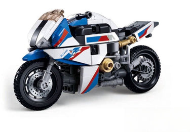Sluban modelbricks racemotor 1000rr bouwspeelgoed – constructiespeelgoed motor modelbouw – bouwdoos met 242 bouwstenen – m38-b1129 – vanaf 10 jaar
