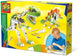 Ses creative ses - metaal constructieset dino - met 3 kleuren foam onderdelen - inclusief boutjes, moertjes, moersleutel en schroevendraaier - knutselen jongens - dinosaurus speelgoed