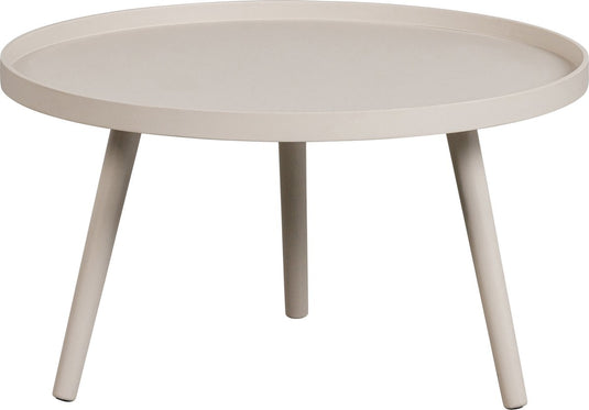 Woood mesa bijzettafel l - hout - antique beige - 34x60x60